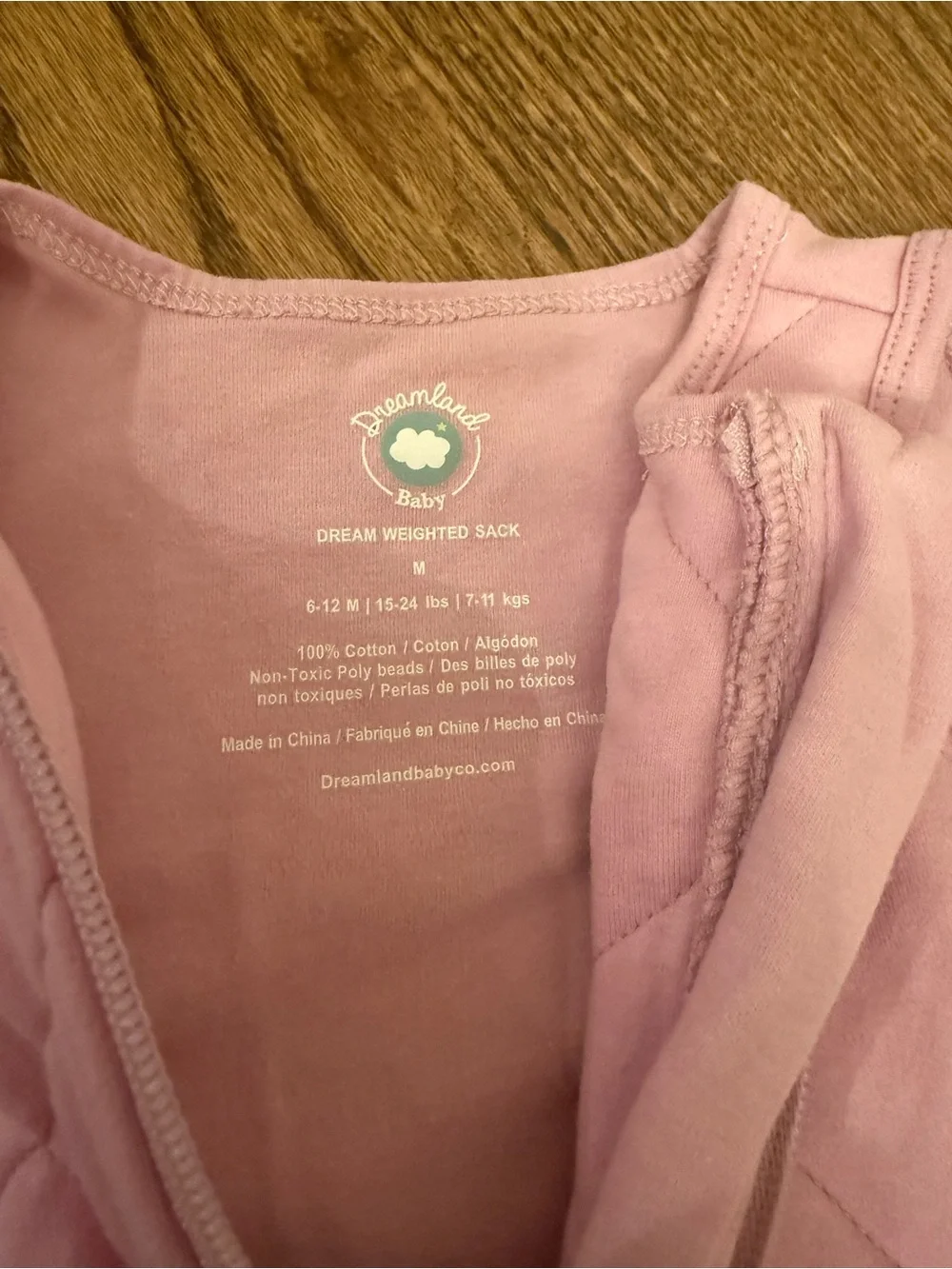 Dreamland Baby Sleep Sack 6-12M Mauve